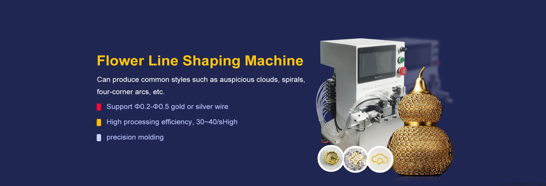 Flower line shaping machine